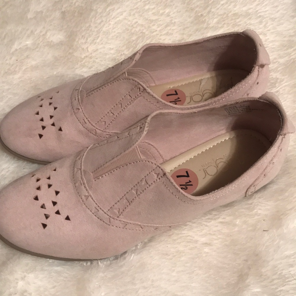 Beige cream oxfords